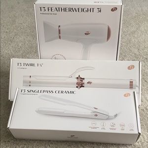 T3 Bundle (only selling blow dryer and curler)